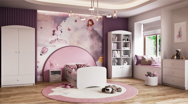 Kocot kids Detský nočný stolík Babydreams 40 cm biely