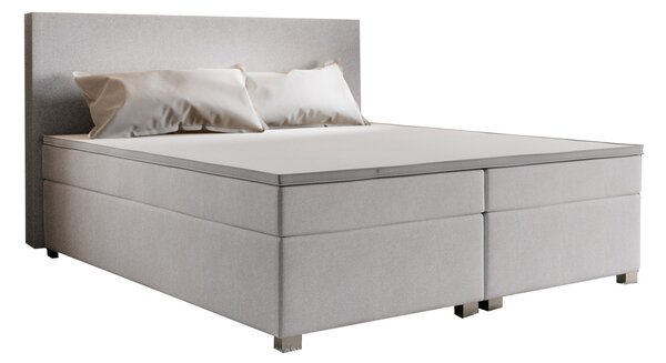 Manželská posteľ Boxspring 180 cm Simon Comfort (béžová) (s matracom, bez úložného priestoru). Vlastná spoľahlivá doprava až k Vám domov. 1056332