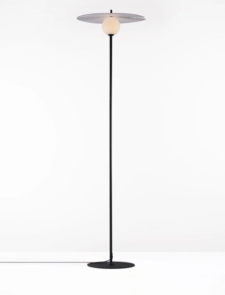 Čierno-biela stojaca lampa Reflet – G9