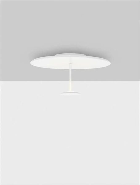 LED stmievateľné biele moderné stropné svietidlo Nima 45 – Biela