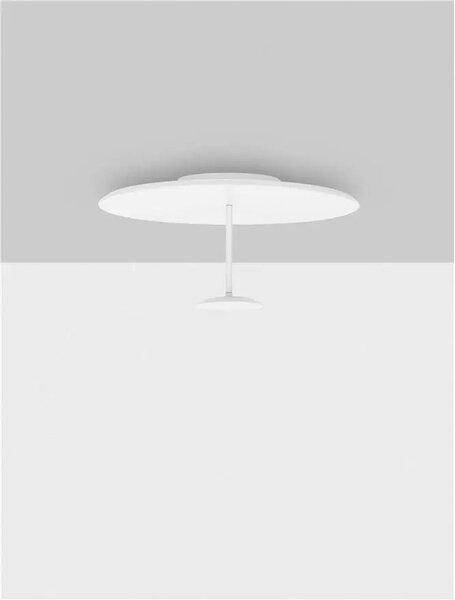 LED stmievateľné biele moderné stropné svietidlo Nima 45 – Biela