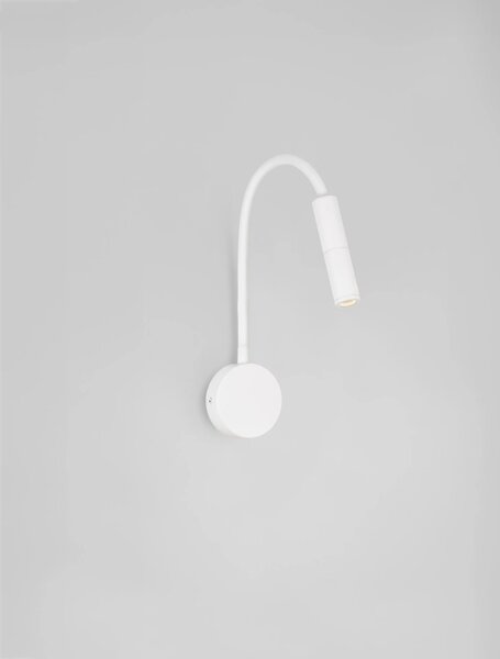 LED biele nástenné svietidlo Sonica – Biela