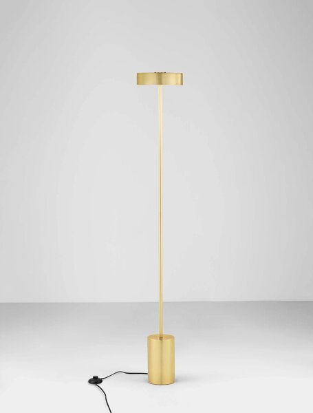 LED zlatá stojaca lampa Thea
