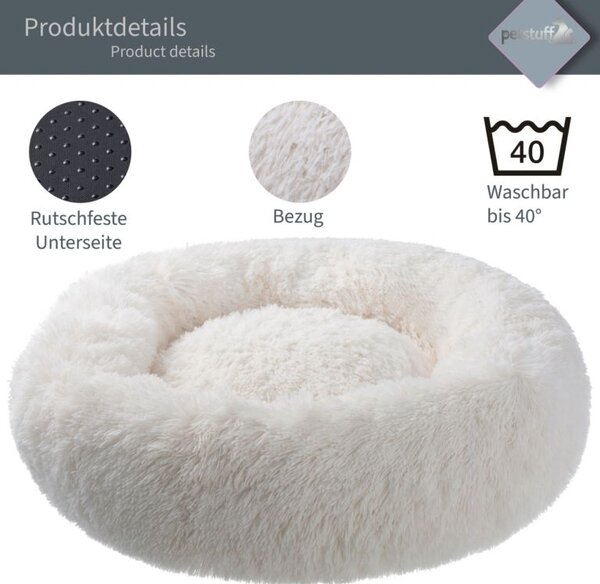 PETSTUFF pelech pre psa, okrúhly, béžový, 60 cm