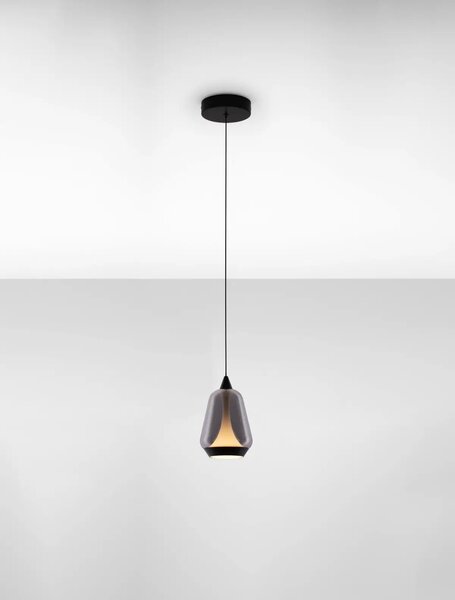 Minimalistický luster Alish 1 Čierna