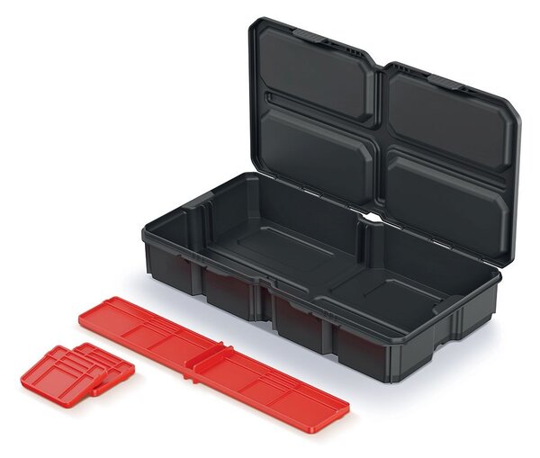 Prosperplast Organizér MESX BOX 28,5x15,8x5,7 cm čierny