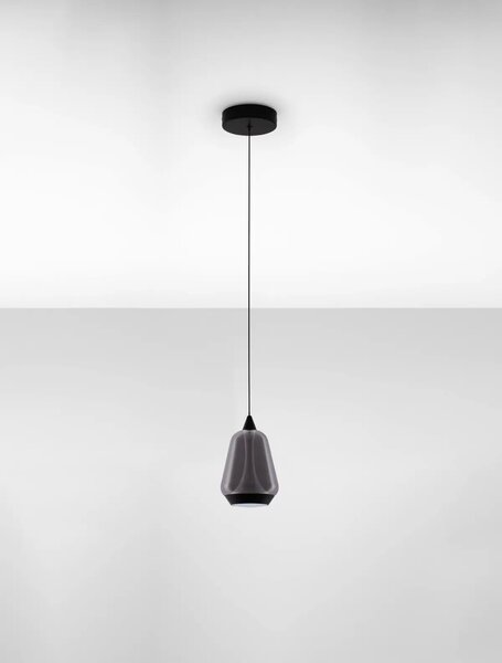 Minimalistický luster Alish 1 Čierna