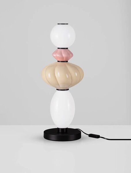 Minimalistický luster Oneta E – Ružová
