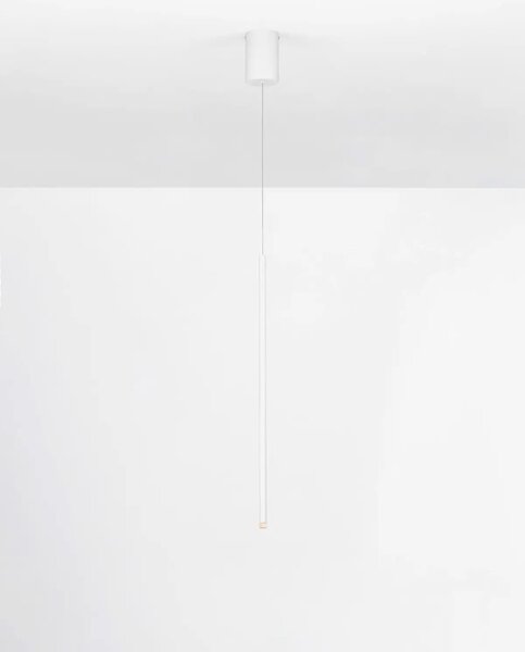 Minimalisticky luster na lanku Stilvi Biela