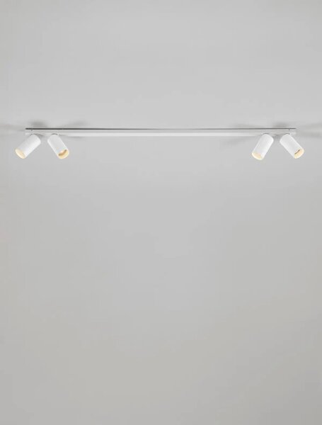 Minimalistické bodové svietidlo Oso 4 Biela