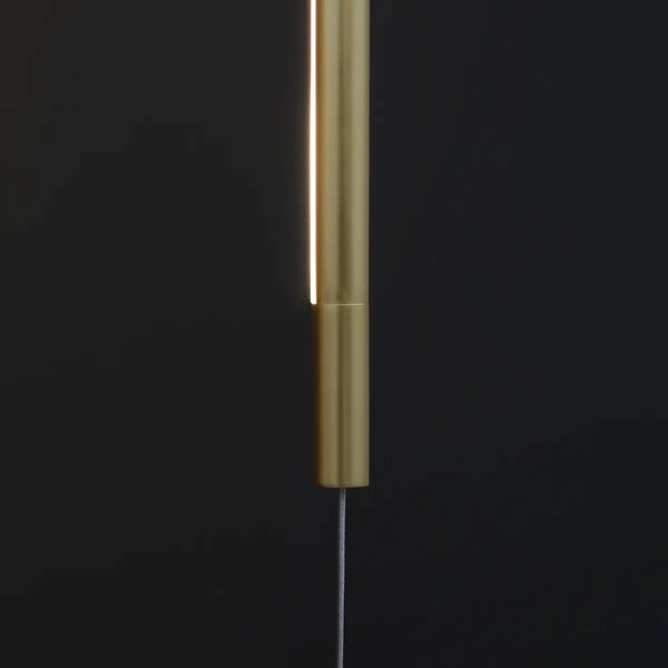 LED luster Elettra 7 zlaté – Zlatá