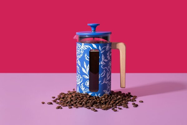 French Press kanvice na kávu La Cafetière / Blu Fiorato 1 l