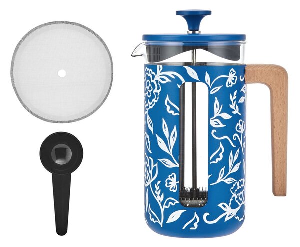 French Press kanvice na kávu La Cafetière / Blu Fiorato 1 l
