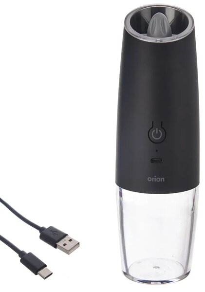 Mlynček na korenie elektrický s LED osvetlením 20 cm ORION 130234