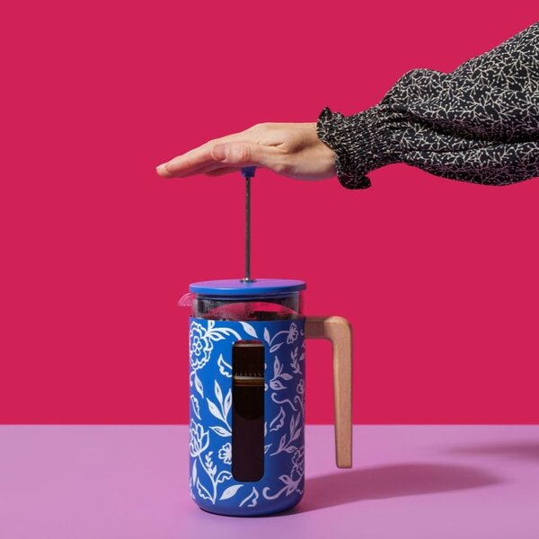 French Press kanvice na kávu La Cafetière / Blu Fiorato 1 l