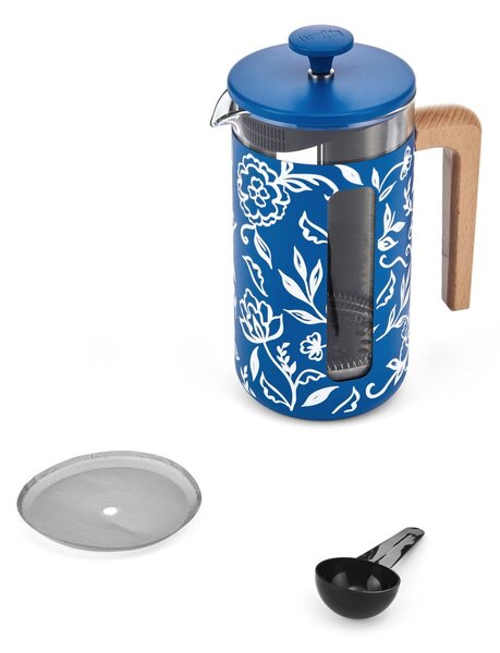 French Press kanvice na kávu La Cafetière / Blu Fiorato 1 l