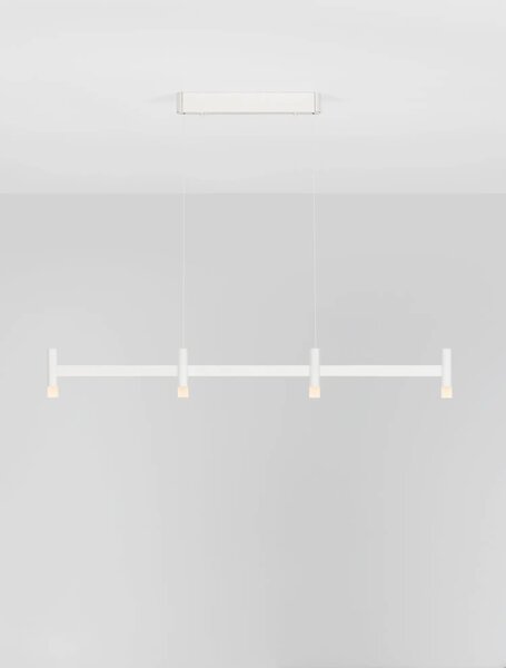 Moderný LED luster Poetic 3000 K biela 111