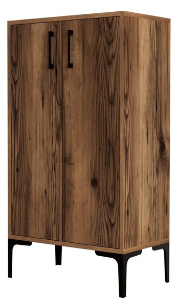 Hanah Home Regál na topánky Prag 60x111 cm orech