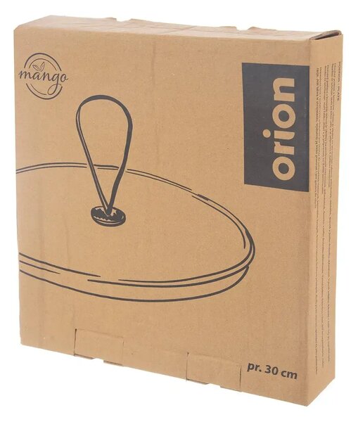 Servírovací podnos Ø 30 cm, mango/kov ORION 155014