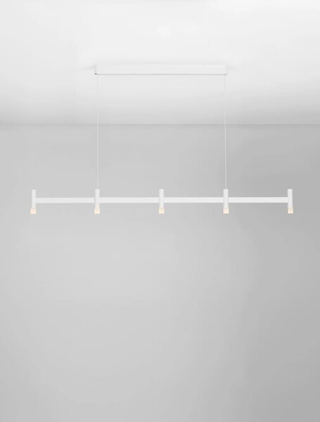 Moderný LED luster Poetic 3000 K biela 147