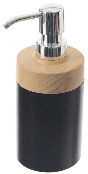 Black dávkovač mydla 0,38 l, plastový, čierny ORION 530790