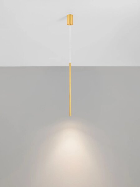 LED moderný luster Brillia Zlatá