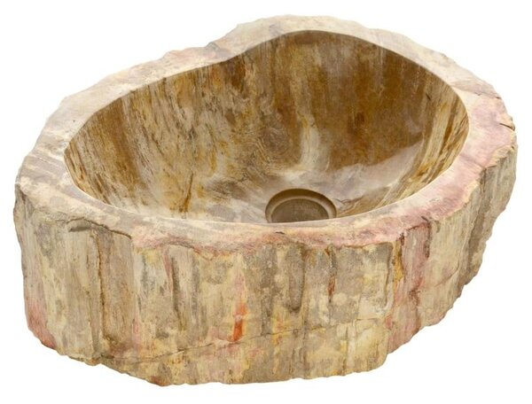 DIVERO umývadlo z prírodného kameňa FOSSIL- malé