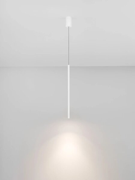 LED moderný luster Brillia Biela