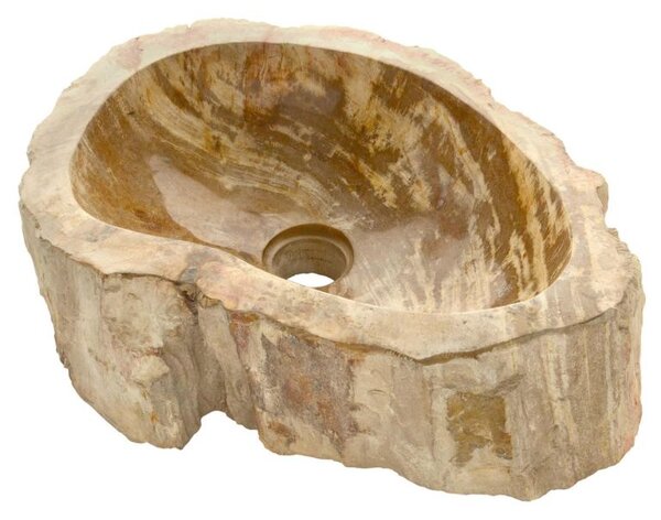 DIVERO umývadlo z prírodného kameňa FOSSIL- malé