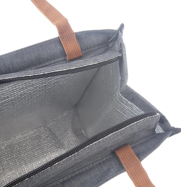 Termo termotaška 27 x 15 x 36 cm, sivá ORION 731430