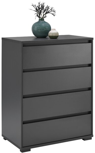 KOMODA, antracitová, 80/103/48 cm Carryhome - Komody, Online Only