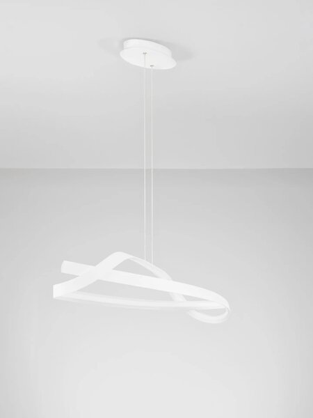 LED moderný luster Olia Biela B