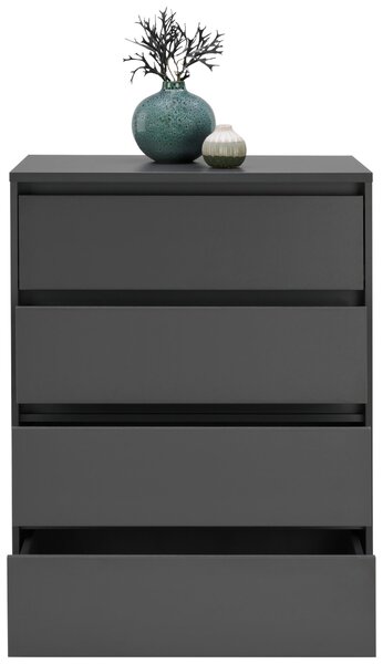 KOMODA, antracitová, 80/103/48 cm Carryhome - Komody, Online Only