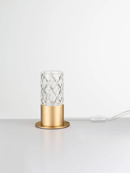 Moderná stolová lampa Phos Zlatá