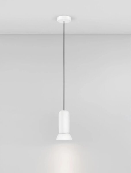 LED moderný luster Parlo Biela