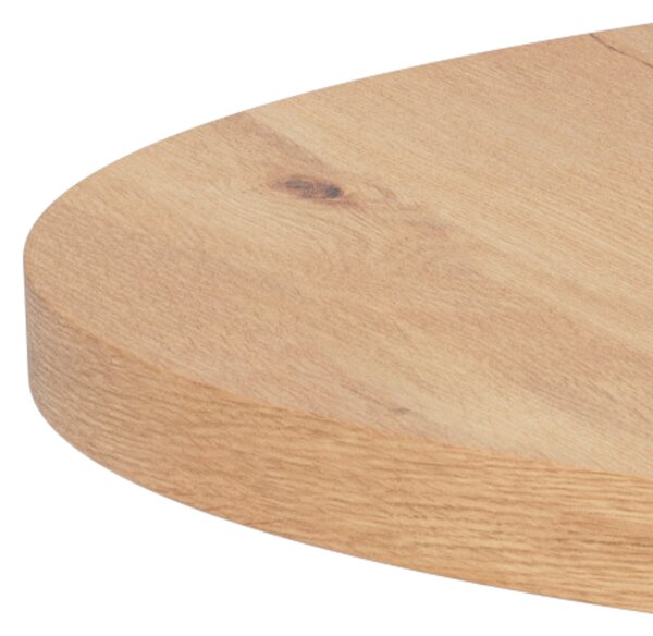 JEDÁLENSKÝ STÔL, čierna, divoký dub, 120(160)/120/76 cm MID.YOU - Stoly, Online Only