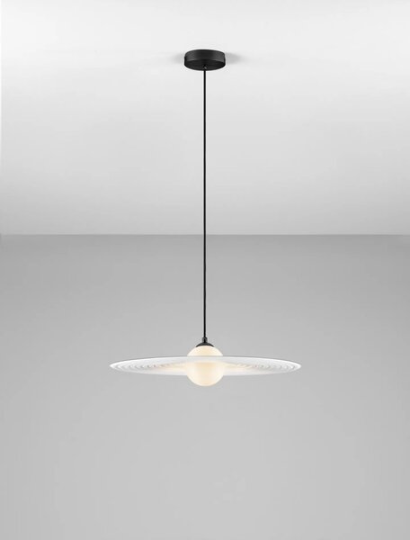 LED moderný luster Reflet 45 Biela