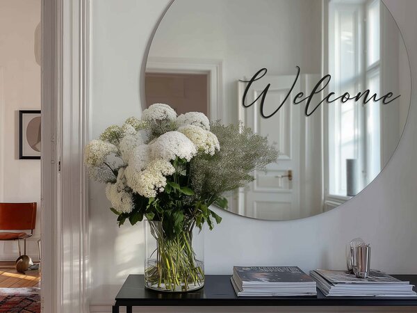 Nálepka na zrkadlo S19 – Welcome