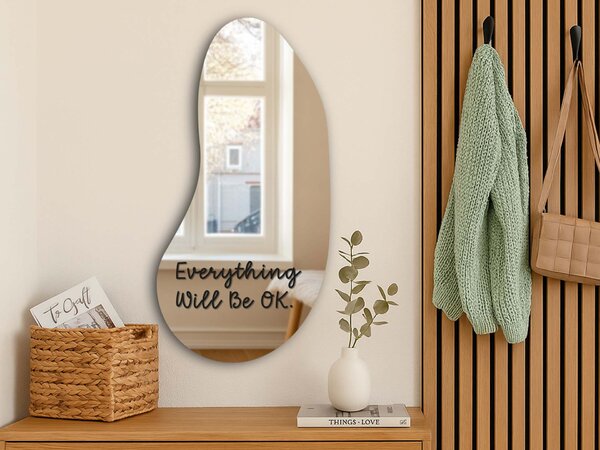 Nálepka na zrkadlo S17 – Everything Will Be OK