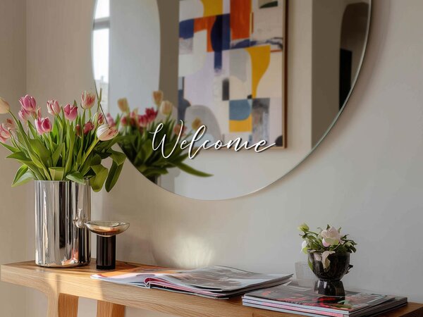 Nálepka na zrkadlo S19 – Welcome