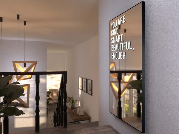 Nálepka na zrkadlo S23 – You are kind, smart, beautiful, enough