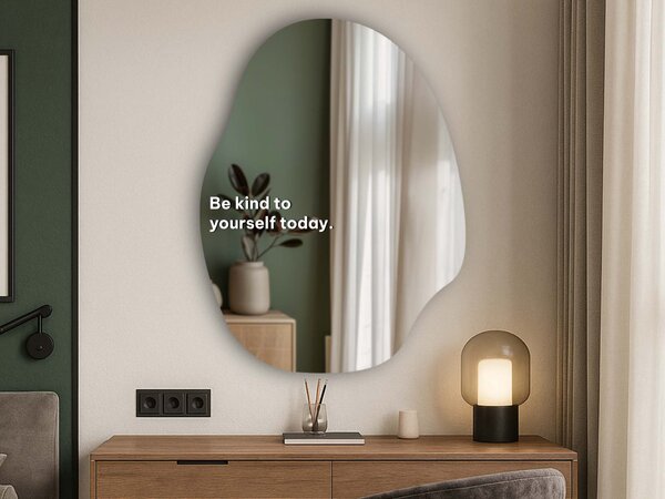 Nálepka na zrkadlo S26 – Be kind to yourself today