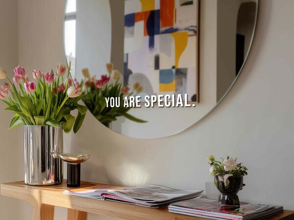Nálepka na zrkadlo S30 – YOU ARE SPECIAL