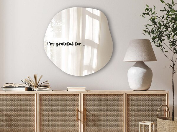 Nálepka na zrkadlo S29 – I’m grateful for