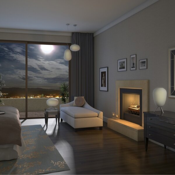 Immax NEO 07066L - LED RGBW Stmievateľný luster COCONO 1xE27/8,5W/100-240V 24 cm