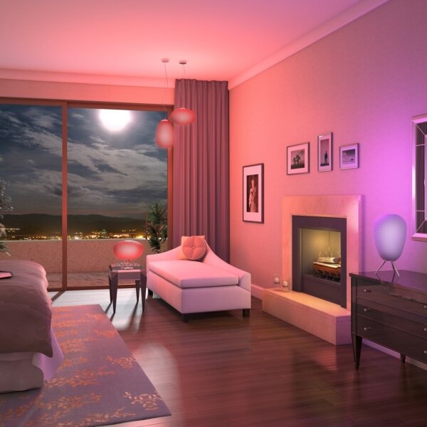 Immax NEO 07066L - LED RGBW Stmievateľný luster COCONO 1xE27/8,5W/100-240V 24 cm