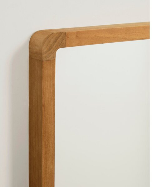 Nástenné zrkadlo s dreveným rámom 45x70 cm Shamel – Kave Home