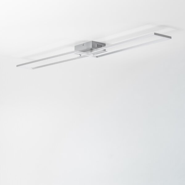LED stropné svietidlo LED/40W/230V matný chróm