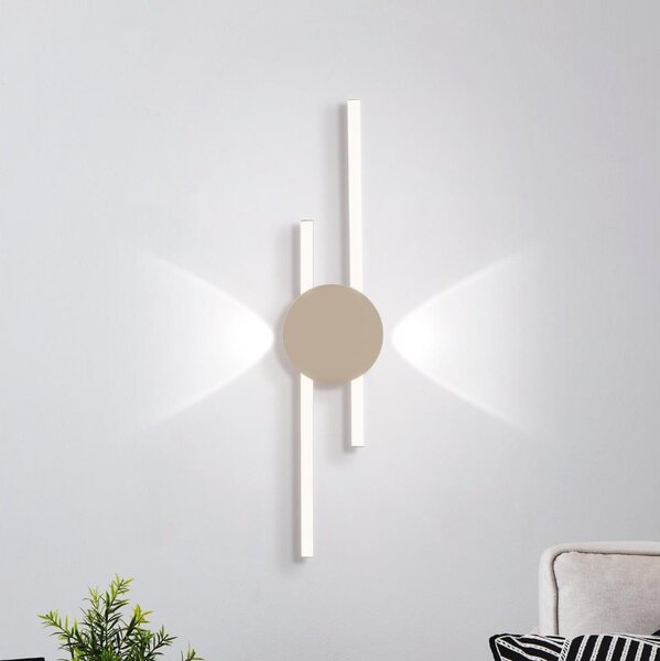Eglo 902126 - LED nástenné svietidlo VENTICELLO LED/20W/230V + LED/0,91W béžové