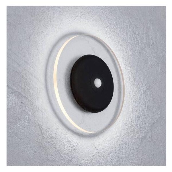 Eglo 75884 - LED RGBW stmievateľné nástenné svietidlo so senzorom TREPELLA LED/5V čierne + s diaľkovým ovládačom